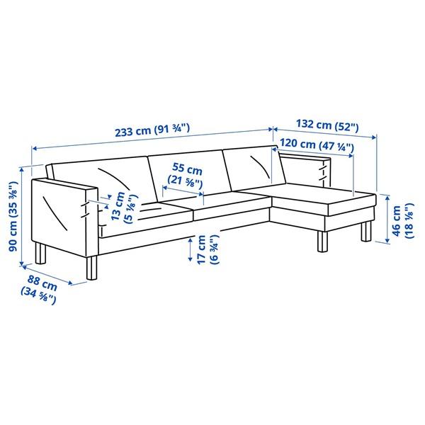 [IKEA/イケア/通販]SALTSJOBADEN サルトショバーデン3人掛けソファ 寝椅子付き, トネルード グレー[6](59579206) |  | 08