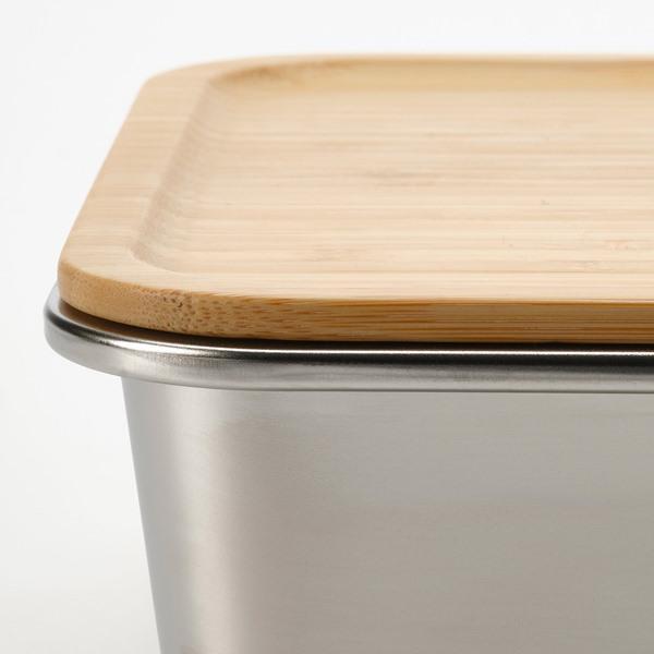 [IKEA/イケア/通販]IKEA 365+保存容器 ふた付き, L 長方形/ステンレススチール 竹,3 l[BA](59580525) |  | 03
