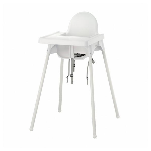 [IKEA/イケア/通販]ANTILOP アンティロープハイチェア トレイ付き, ホワイト/ホワイト[3](59597516) | 