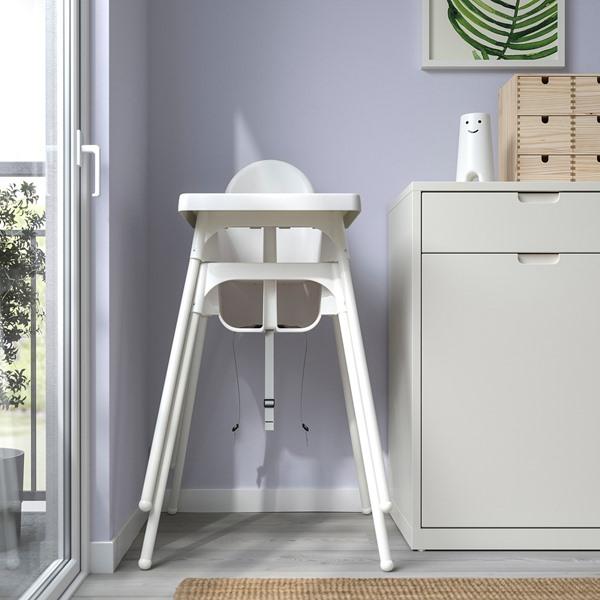 [IKEA/イケア/通販]ANTILOP アンティロープハイチェア トレイ付き, ホワイト/ホワイト[3](59597516) |  | 03