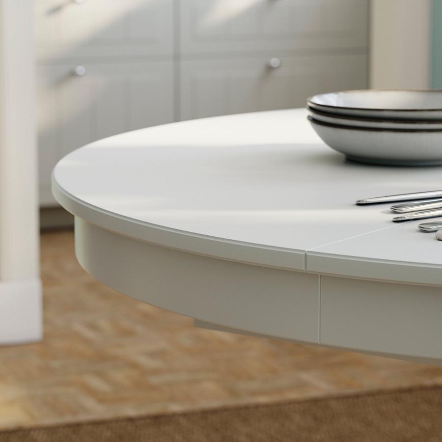 [IKEA/イケア/通販]ROSENTORP ローセントルプ / ROSENTORP ローセントルプ テーブル＆チェア4脚, ホワイト/ホワイト, 110/155 cm[7](59611715) |  | 03