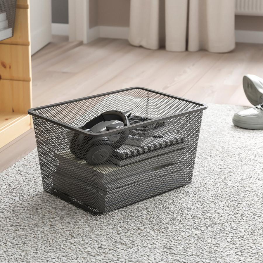 [IKEA/イケア/通販]TROFAST トロファスト 収納コンビネーション, ルームディバイダ―/ホワイト ダークグレー, 99x44x95 cm[11](59613130) |  | 02