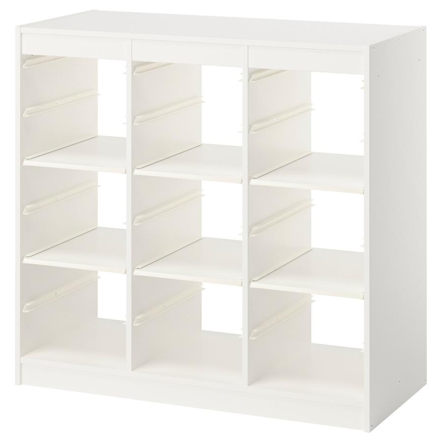 [IKEA/イケア/通販]TROFAST トロファスト 収納コンビネーション 棚板付き, ルームディバイダ―/ホワイト, 99x44x95 cm[5](59613154) | 