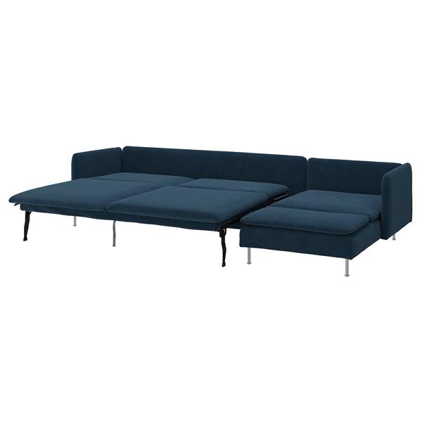[IKEA/イケア/通販]SODERHAMN ソーデルハムン 4人掛けソファベッド, 寝椅子付き/ケーリンゲ ダークブルー[10](59621371) | 