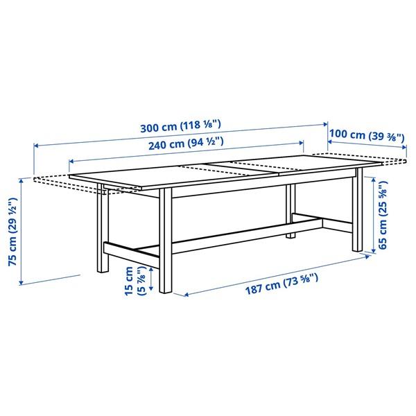 [IKEA/イケア/通販]KARSKAR カールシェール / HOGVED ホーグヴェドテーブル＆チェア8脚, ゴムノキ/バーチ材突き板,240/300x100 cm[12](59629094) |  | 02