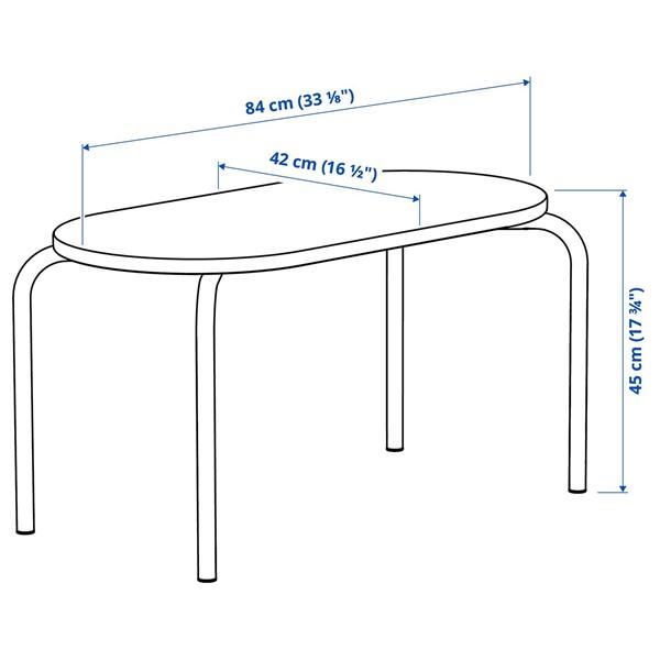 [IKEA/イケア/通販]GREJSIMOJS グレイシモイス子ども用テーブル, 木製/オレンジ,84x42 cm[F](598971) |  | 05