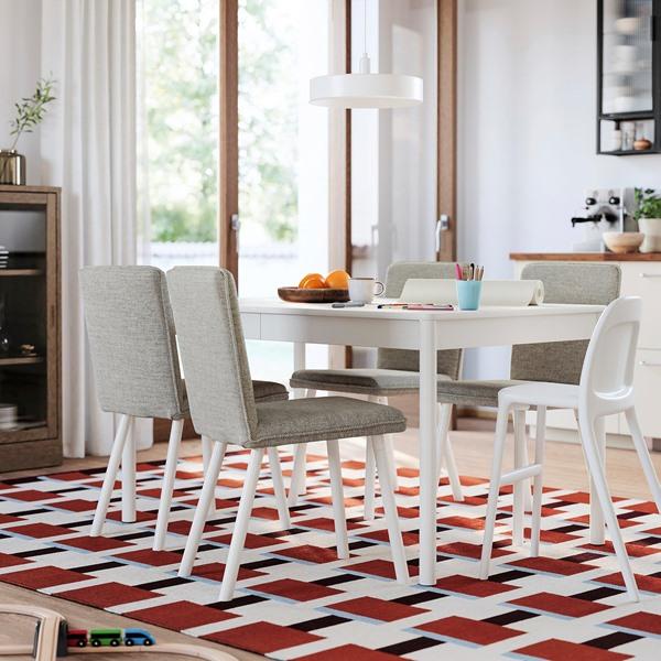 [IKEA/イケア/通販]TONSTAD トンスタード伸長式テーブル, オフホワイト,140/196x85 cm[HG](600733) |  | 01