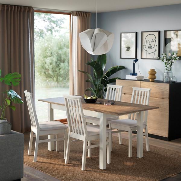 [IKEA/イケア/通販]ALHULT オールフルト伸長式テーブル, ベージュ/ブラウン,120/170x80 cm[EI](600766) |  | 01