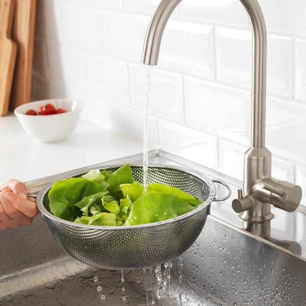 【IKEA/イケア/通販】IDEALISK イディアーリスク 水切りボウル, ステンレススチール[C](60191935) |  | 02