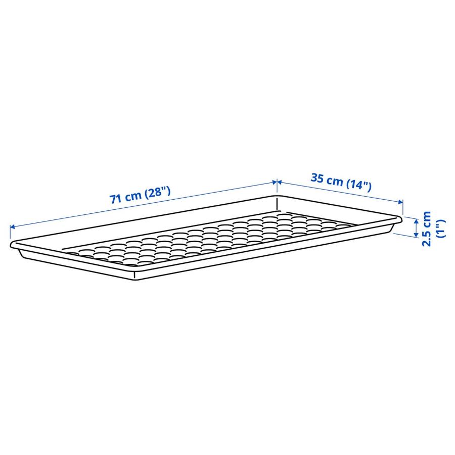 [IKEA/イケア/通販]BAGGMUCK バッグムック シューズマット, 室内/屋外用/グレー, 71x35 cm[D](60329787) |  | 03