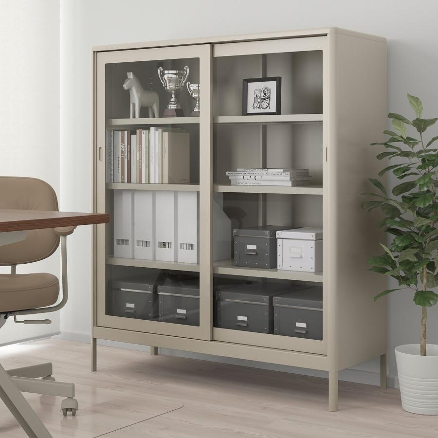 IKEA/イケア/通販]IDASEN イドーセン キャビネット ガラス引き戸付き