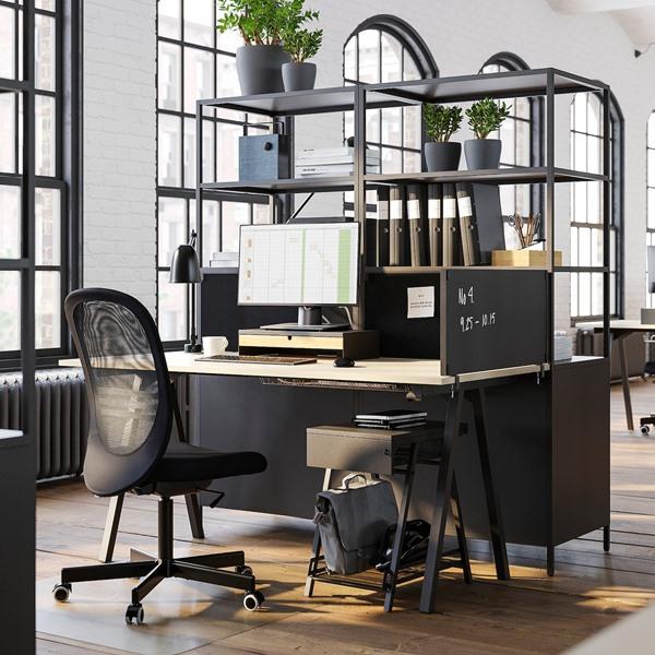 【IKEA/イケア/通販】TROTTEN トロッテン キャビネット 引き戸付, チャコール[IF](60474859) |  | 02