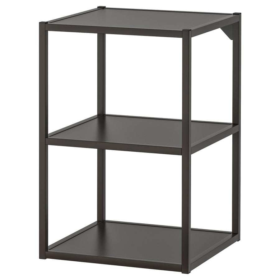 [IKEA/イケア/通販]ENHET エーンヘート ベースフレーム 棚板付き, チャコール, 40x40x60 cm[D](60481609) | 