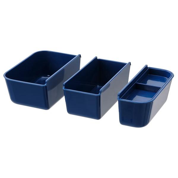 [IKEA/イケア/通販]IKEA 365+ 保存容器用インサート3個セット, ダークブルー[A](60500900) | 