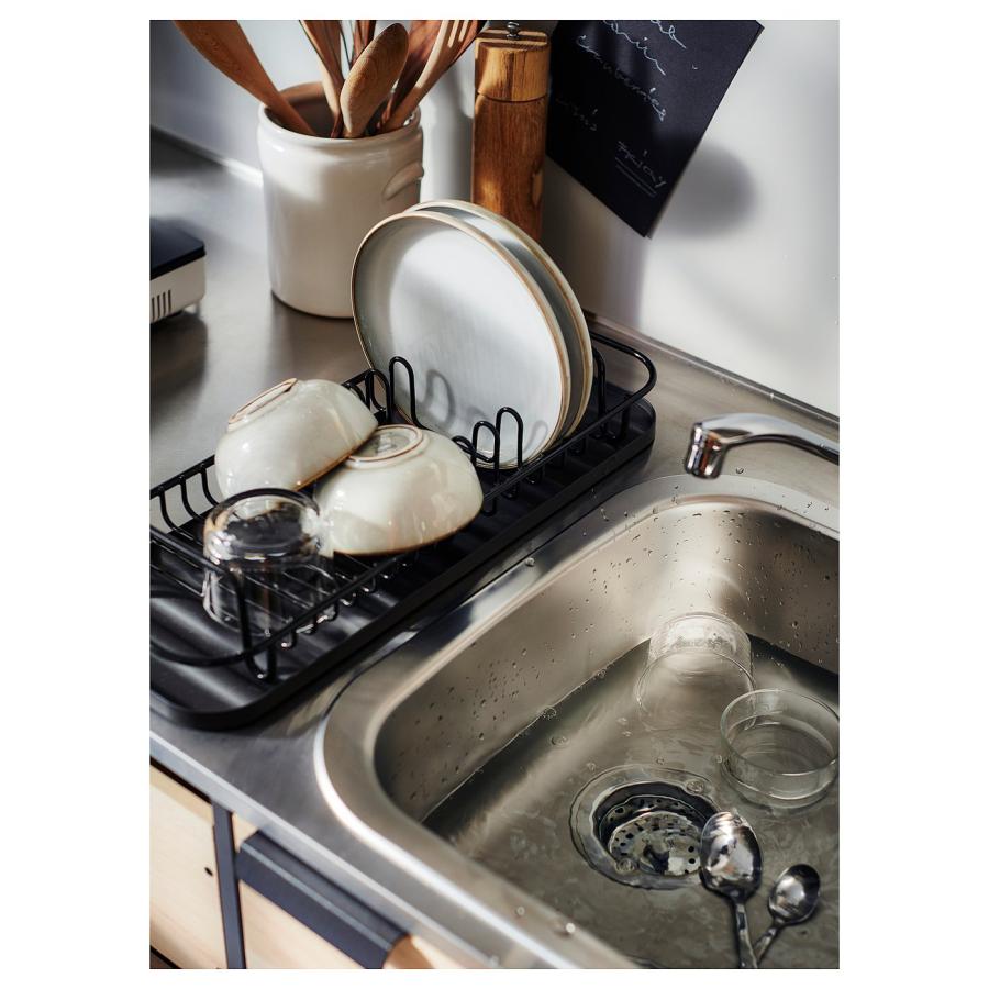 [IKEA/イケア/通販]LILLHAVET リルハーヴェト マルチ水切りラック, チャコール[B](60503475) |  | 04