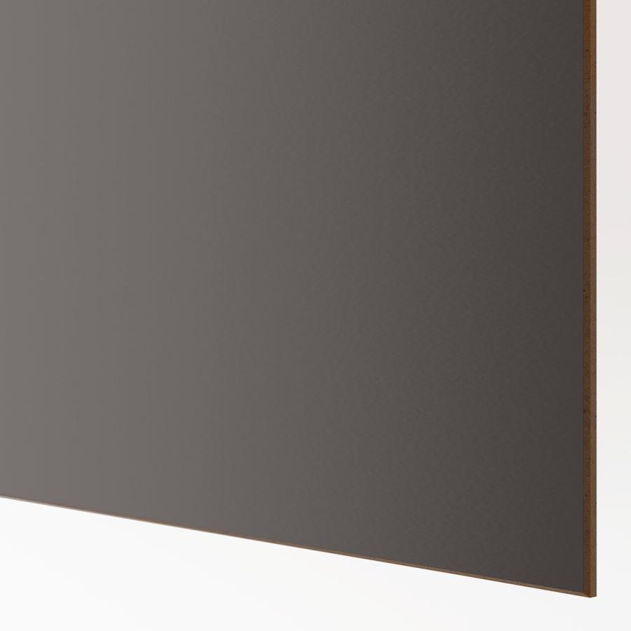 [IKEA/イケア/通販]MEHAMN メーハムン 引き戸用パネル4枚, ダークグレー/グレーベージュ, 100x201 cm[F](60510904)_2