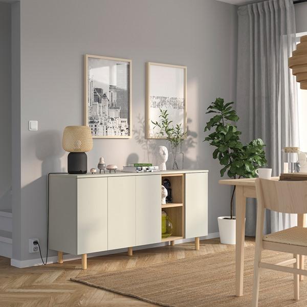 [IKEA/イケア/通販]LEDAMOT レーダモットキャビネット, ライトグレーベージュ,150x42x75 cm[II](60544895) |  | 02