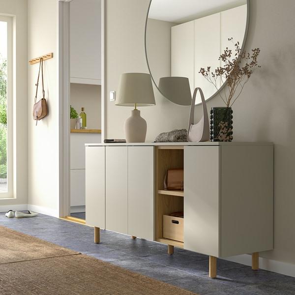 [IKEA/イケア/通販]LEDAMOT レーダモットキャビネット, ライトグレーベージュ,150x42x75 cm[II](60544895) |  | 04