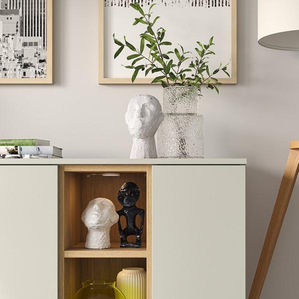 [IKEA/イケア/通販]LEDAMOT レーダモットキャビネット, ライトグレーベージュ,150x42x75 cm[II](60544895) |  | 05