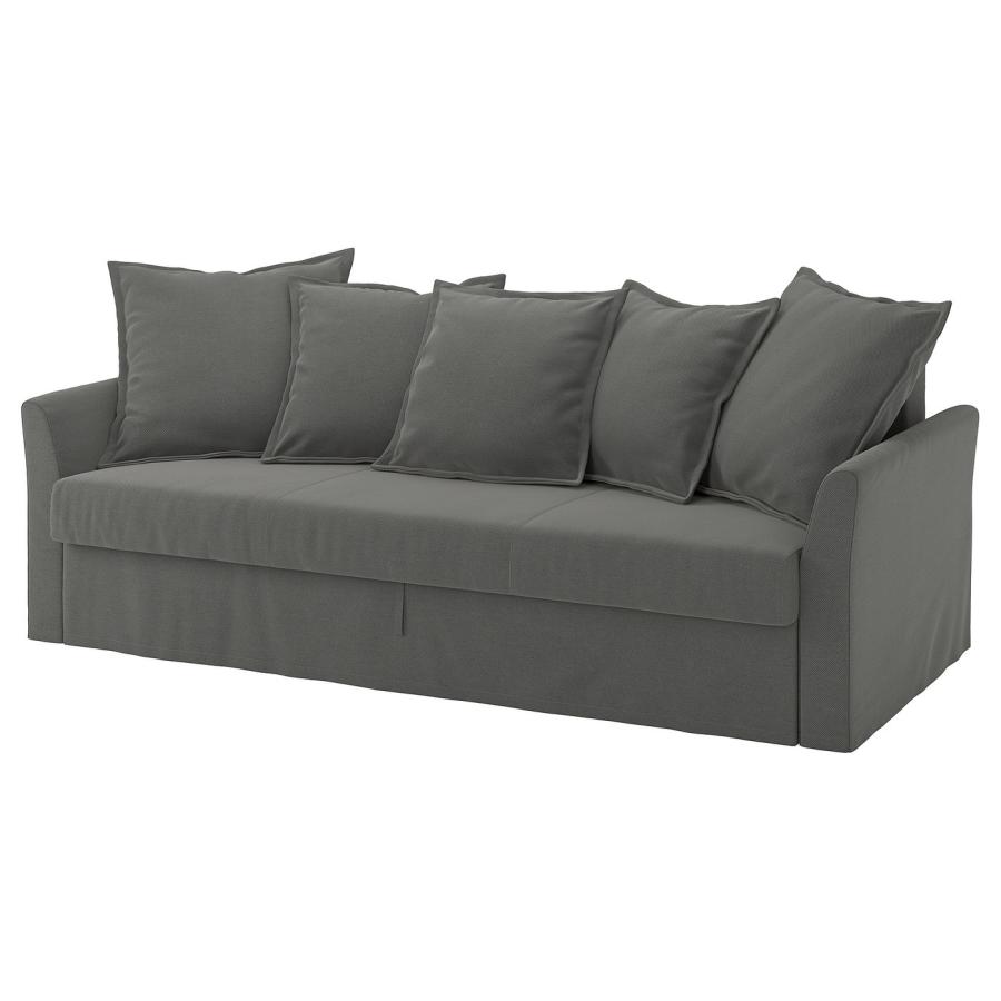 [IKEA/イケア/通販]HOLMSUND ホルムスンド カバー 3人掛けソファベッド用, ボルグンダ ダークグレー[D](60552244)の画像