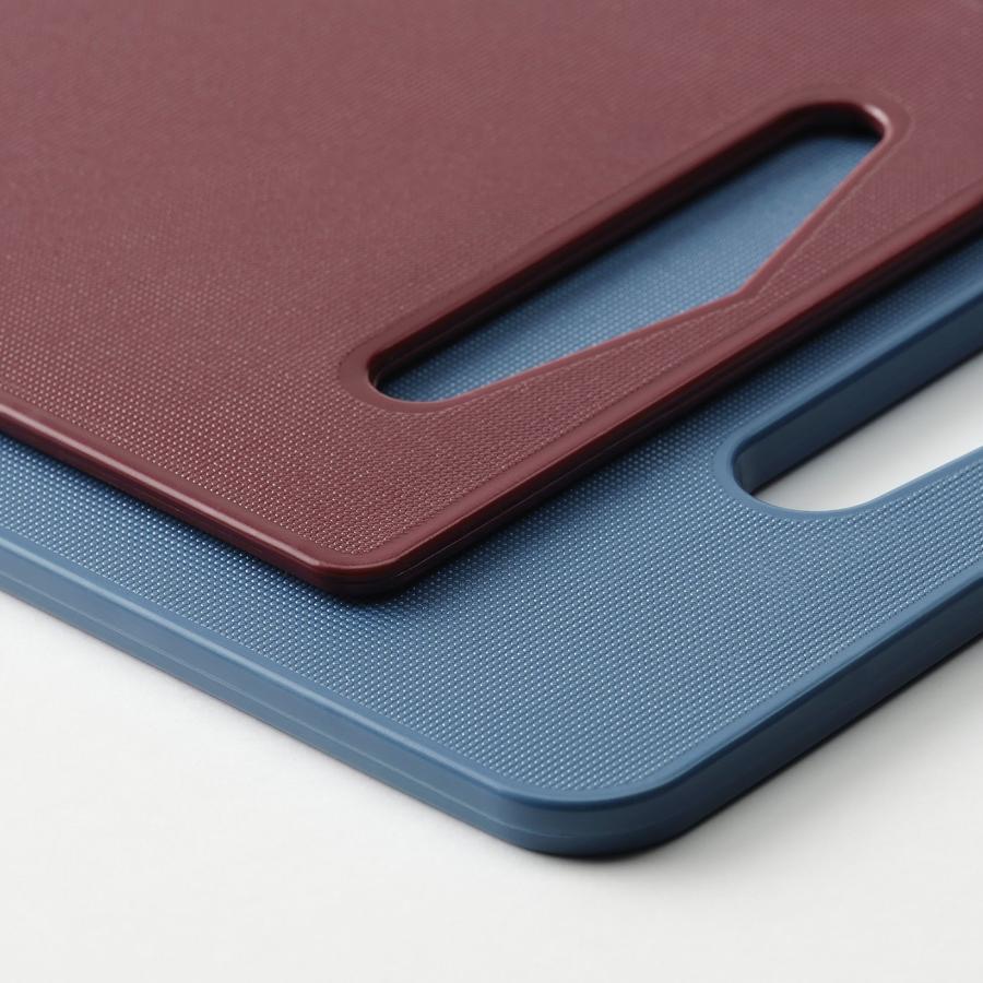 [IKEA/イケア/通販]BERGTUNGA ベリトゥンガ まな板2枚セット, ダークブルー/レッド[B](60556906) |  | 02