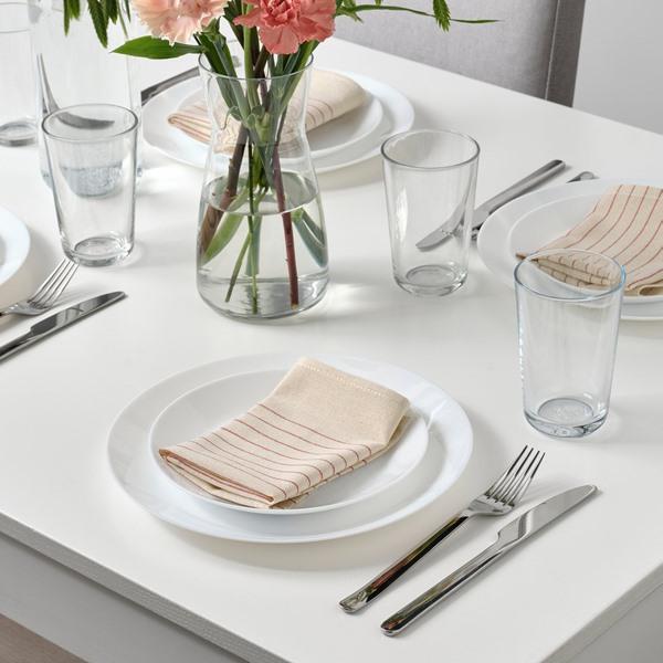 [IKEA/イケア/通販]VIPPSTARR ヴィップスタッル布ナプキン, ストライプ模様 レッド/ナチュラル,30x30 cm[A](60559189) |  | 01
