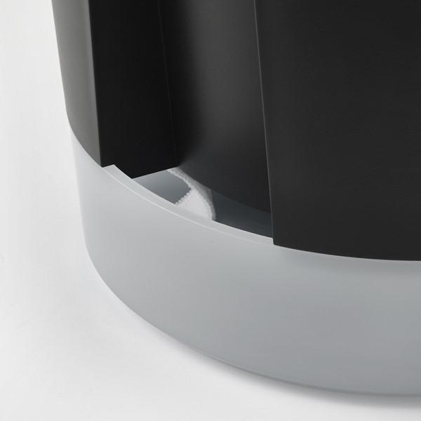 [IKEA/イケア/通販]VARDTRAD ヴォルドトレド自動水やり機能付き植木鉢, 室内/屋外用 透明/チャコール,24 cm[BC](60570870) |  | 03