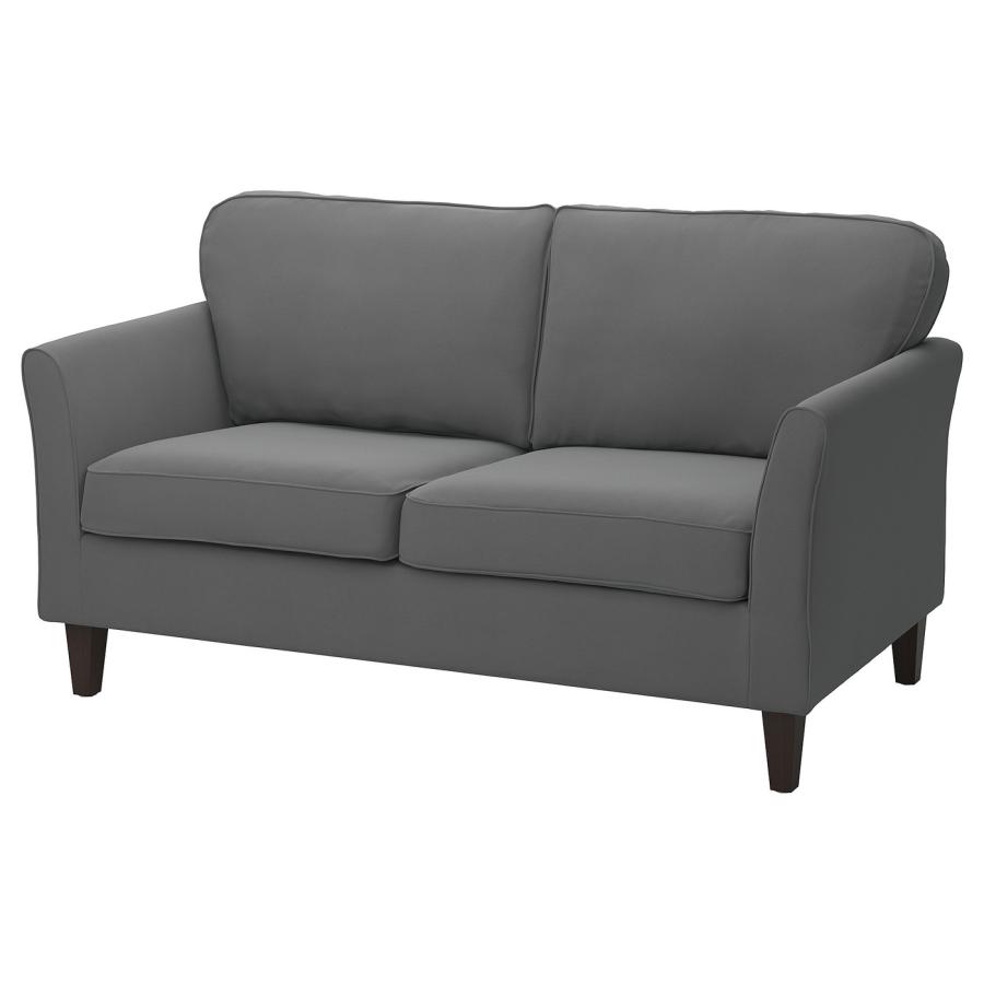 [IKEA/イケア/通販]EKHOLMA エークホルマ カバー 2人掛けソファ用, ハーケボ ダークグレー[D](60572157)の画像