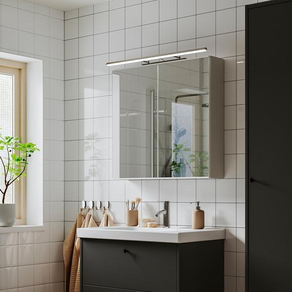 [IKEA/イケア/通販]FLASKPOST フラスクポストLEDキャビネット/ウォール照明, クロムメッキ,82 cm[D](60591085) |  | 01