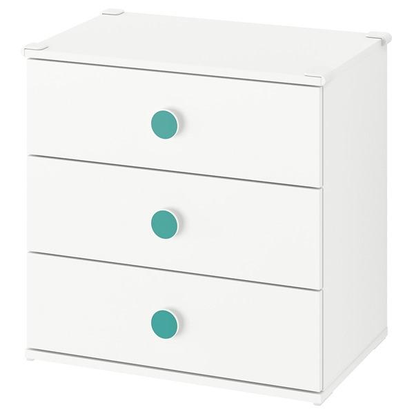 [IKEA/イケア/通販]GODISHUS グーディスフースチェスト（引き出し×3）, ホワイト,60x40x60 cm[D](60598096) | 