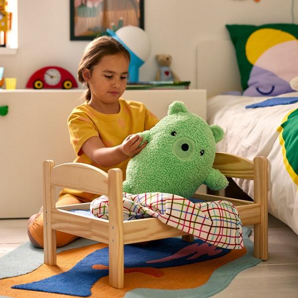 [IKEA/イケア/通販]GREJSIMOJS グレイシモイスぬいぐるみ, クマ/グリーン,38 cm[C](60602079) |  | 02