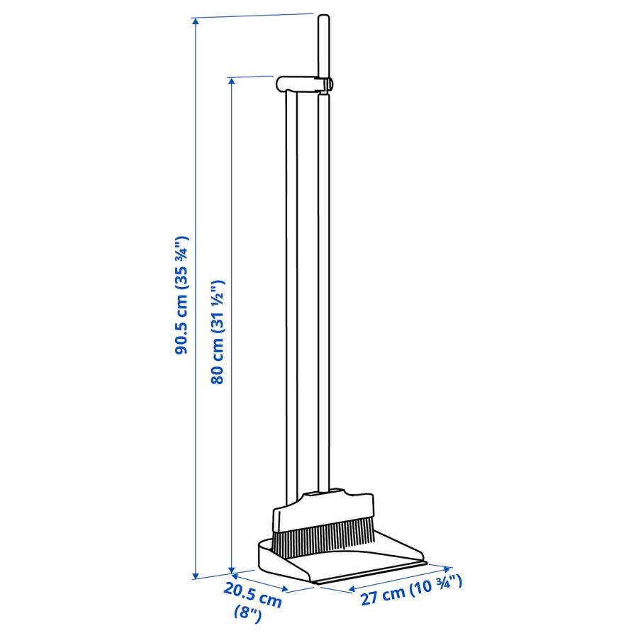 [IKEA/イケア/通販]VINDSIKT ヴィンドシクト ちり取り/ほうき, 竹/グレーグリーン[AC](60608118) |  | 05