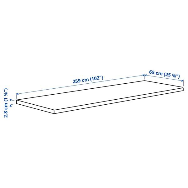 [IKEA/イケア/通販]EKBACKEN エークバッケンワークトップ, グレー テラゾ-（人工石）調/ラミネート,259……[L](60609014) |  | 04