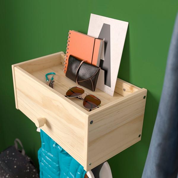 [IKEA/イケア/通販]RAGGBERG ラッグベリコートラック 棚付き, パイン材,40x21x17 cm[B](60611130) |  | 04