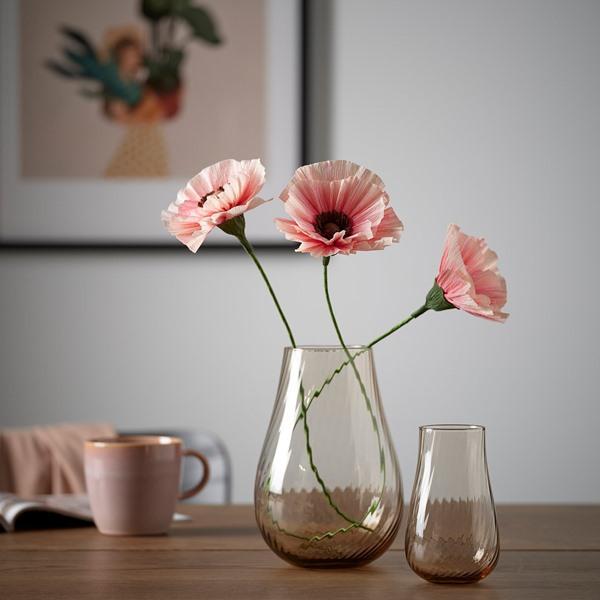 [IKEA/イケア/通販]GULDSPETT グルドスペット造花, 紙/Poppy ピンク,40 cm[A](60614973) |  | 01