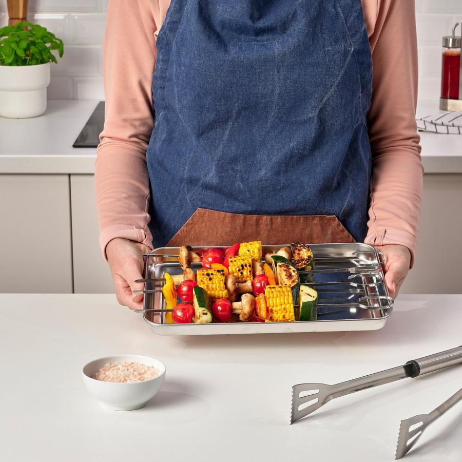 [IKEA/イケア/通販]GRILLTIDER グリルティデル サービングトレイ, ステンレススチール, 30x20 cm[A](60615152) |  | 02