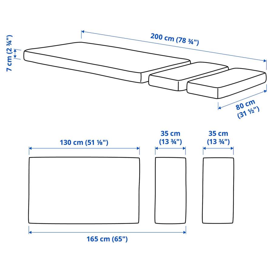 [IKEA/イケア/通販]PLUTTEN プルッテン フォームマットレス 伸長式ベッド用, 80x200 cm[E](60615637) |  | 02