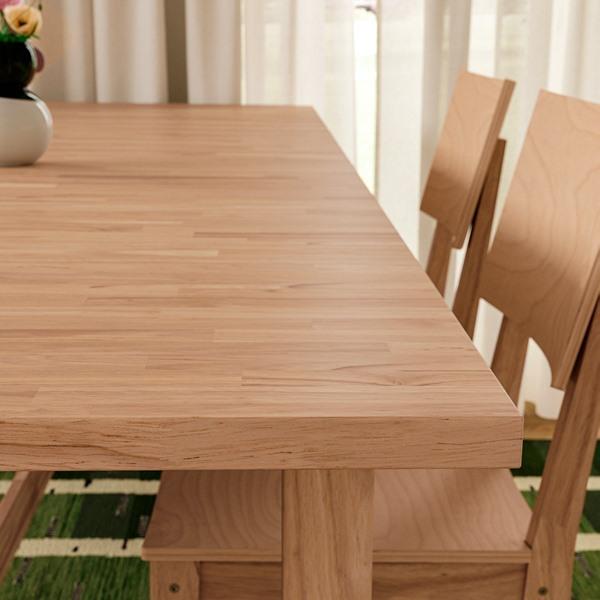 [IKEA/イケア/通販]KARSKAR カールシェール伸長式テーブル, ゴムノキ,240/300x100 cm[4](60617981) |  | 03