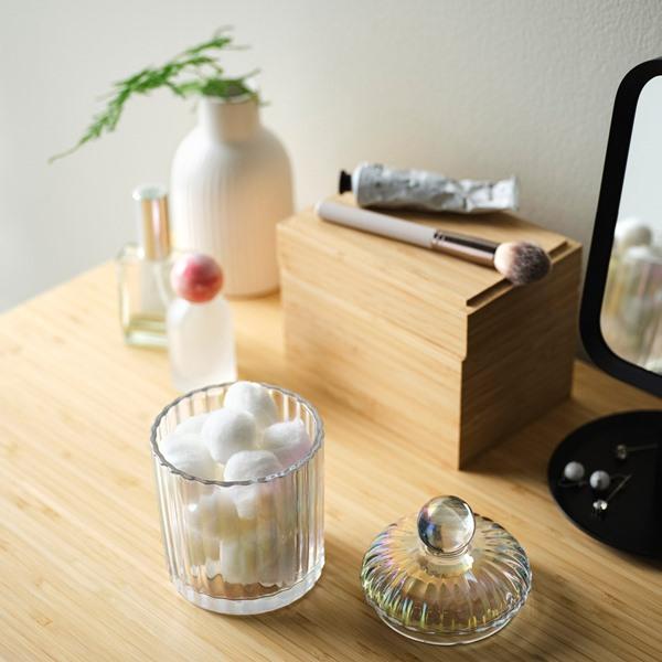 [IKEA/イケア/通販]RAFFELBJORK レッフェルビョルクアロマキャンドル ガラス容器入り 芯2本/ふた付き, ……[A](60618184) |  | 04