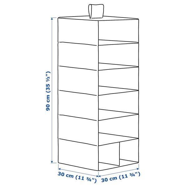 [IKEA/イケア/通販]STUK ストゥークハンギング収納 6段/仕切り付き, ホワイト/ブラック,30x30x90 cm[B](60621544) |  | 07