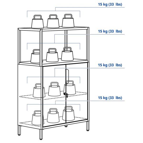 [IKEA/イケア/通販]TROTTEN トロッテンキャビネット 扉付, ライトグリーン,70x35x110 cm[E](60623963) |  | 02