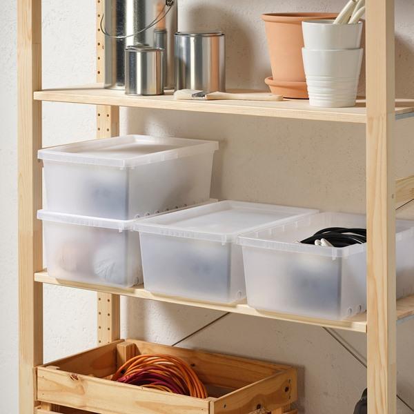 [IKEA/イケア/通販]UPPSNOFSAD ウップスノフサドふた, 透明ホワイト,25x17 cm[A](60644282) |  | 02