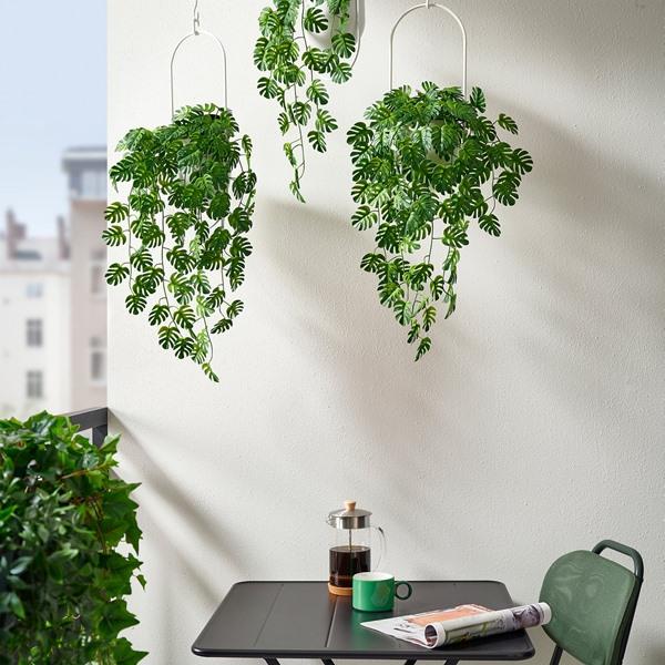 [IKEA/イケア/通販]FEJKA フェイカ人工観葉植物, 室内/屋外用 つり下げ型/モンステラ,9 cm[C](608404) |  | 02