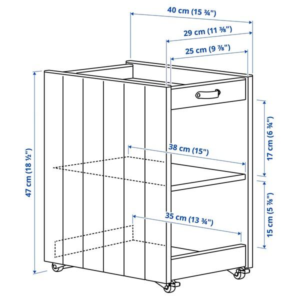 [IKEA/イケア/通販]BRYTNING ブリートニング収納ユニット, ホワイト,29x40x47 cm[D](609960) |  | 03