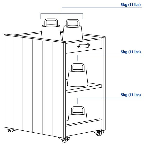 [IKEA/イケア/通販]BRYTNING ブリートニング収納ユニット, ホワイト,29x40x47 cm[D](609960) |  | 04