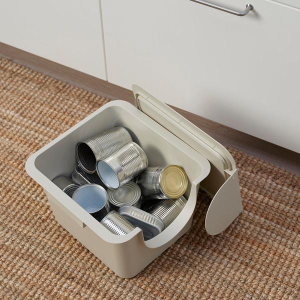 [IKEA/イケア/通販]TROSKNING トロスクニングふた付き容器, ライトベージュ,12 l[BC](610176) |  | 03