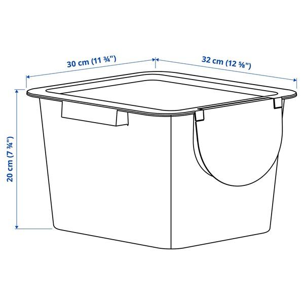 [IKEA/イケア/通販]TROSKNING トロスクニングふた付き容器, ライトベージュ,12 l[BC](610176) |  | 06