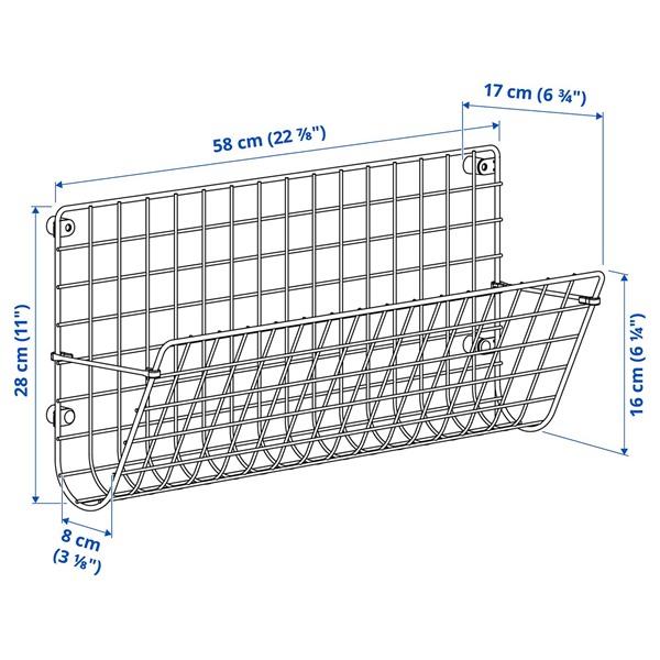 [IKEA/イケア/通販]GREJIG グレイグウォールポケット, グレー,58x17x28 cm[D](610770) |  | 04