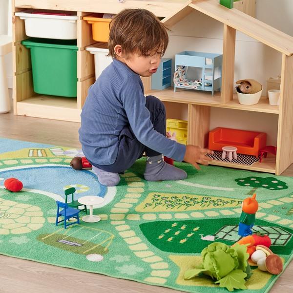 [IKEA/イケア/通販]HUSSPARV フッスパルヴラグ, グリーン,100x133 cm[D](612241) |  | 01