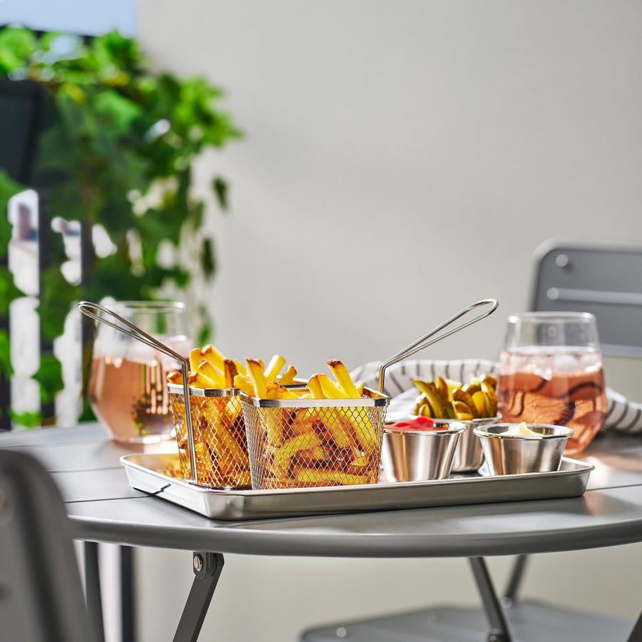 [IKEA/イケア/通販]GRILLTIDER グリルティデル サービングバスケット, ステンレススチール[A](00613759) |  | 02
